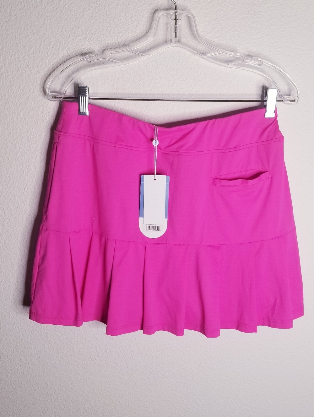NEW Sport Haley Ginny 15" Pleated Golf Skort Magenta M